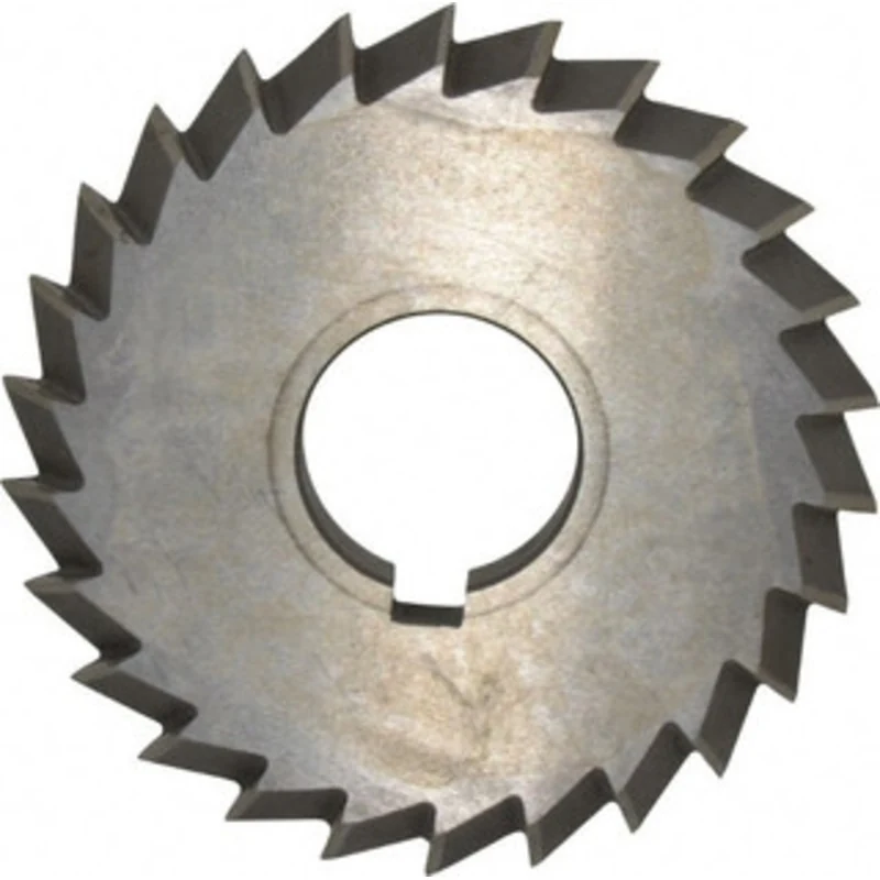 Value Collection 4 4 Cut Diam, 1/2 Cut Width, 1-1/4 Arbor, High Speed Steel Double-Angle Cutter Uncoated 328-6427 - 0...